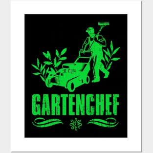 Gartenchef Hobby Gärtner Gartenarbeit Männer Posters and Art